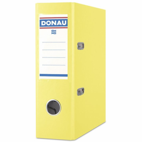 Donau Master pákový pořadač A5 75mm žlutý (3905001PL-11)