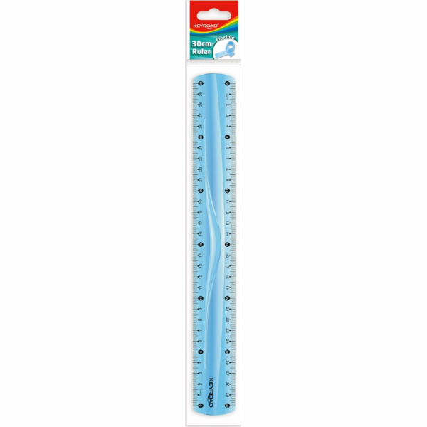 Keyroad Pravítko KEYROAD, 30 cm, flexibilní, přívěsek, mi...