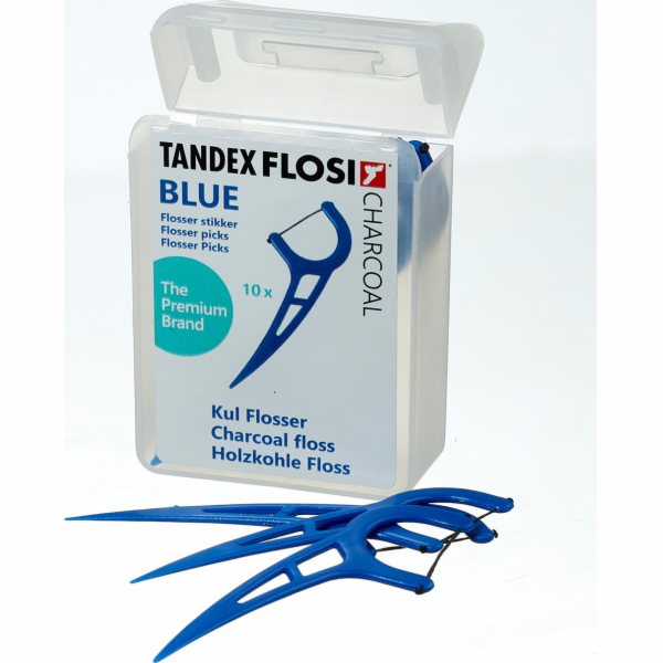 Tandex Floser s modrým uhlíkovým závitem (10 ks)