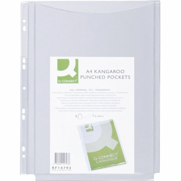 Q-Connect Sleeves pro katalogy A4 5 ks.