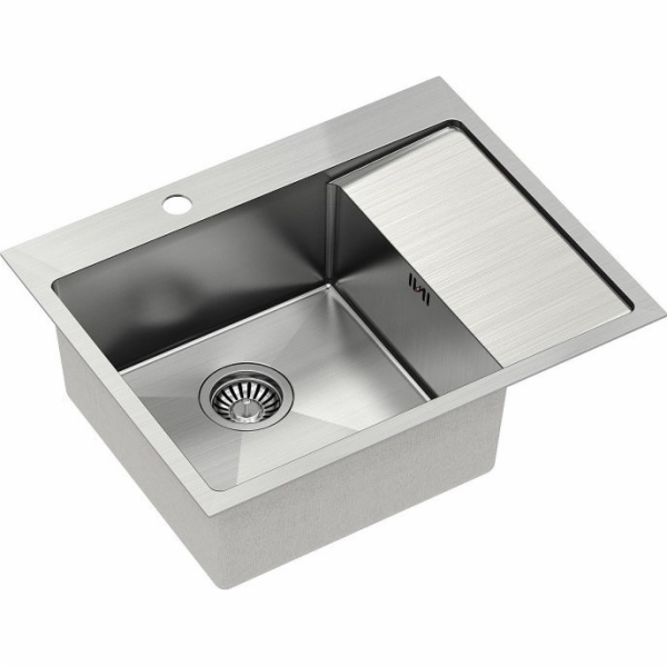 Dřez Quadron RUSSELL 116 SteelQ, broušená ocel