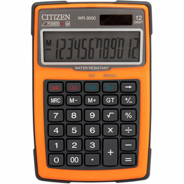 Citizen kalkulačka CITIZEN WR-3000 vodotěsná kalkulačka, ...