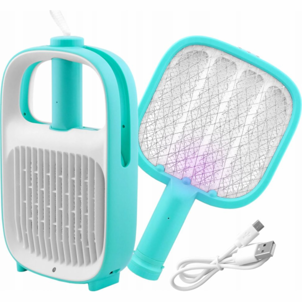 LTC 2-v-1 UV insekticidní lampa s plácačkou na mouchy K093.
