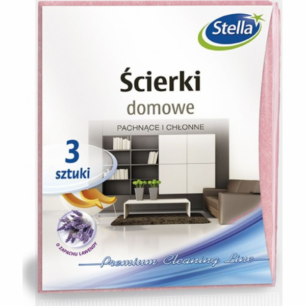 Stella STELLA utěrky pro domácnost, vůně levandule, 3 ks,...