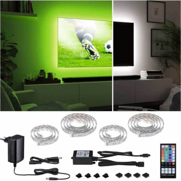 LED TV pásek MaxLED 250 TV 55 palců RGBW 3000K 20,5W 230/24V