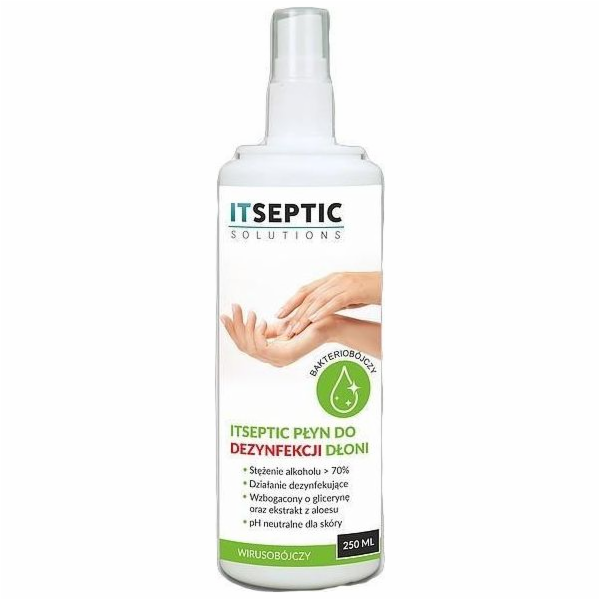 ITSEPTIC Tekutý dezinfekční prostředek na ruce 250ml