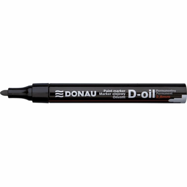 Donau DONAU D-Oil olejový popisovač, kulatý, 2,8 mm, černý