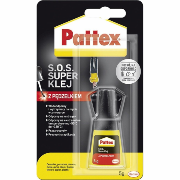 SUPER PATTEX SOS lepidlo se štětečkem, 5g