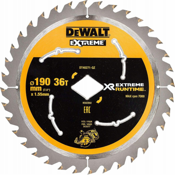 Pilový kotouč Dewalt pro dcs577 190x36t ctb