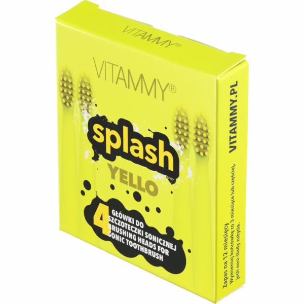 Vitammy hrot na sonický kartáček Splash, 4 ks.