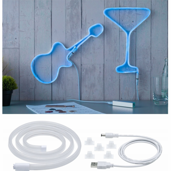 Paulmann Neon Colorflex USB Strip LED pásek Modrý 1m 4,5W...
