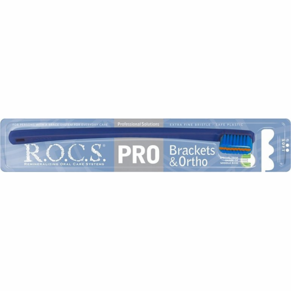 ROCS ROCS.PRO ORTHO MĚKKÝ ZUBNÍ KARTÁČEK