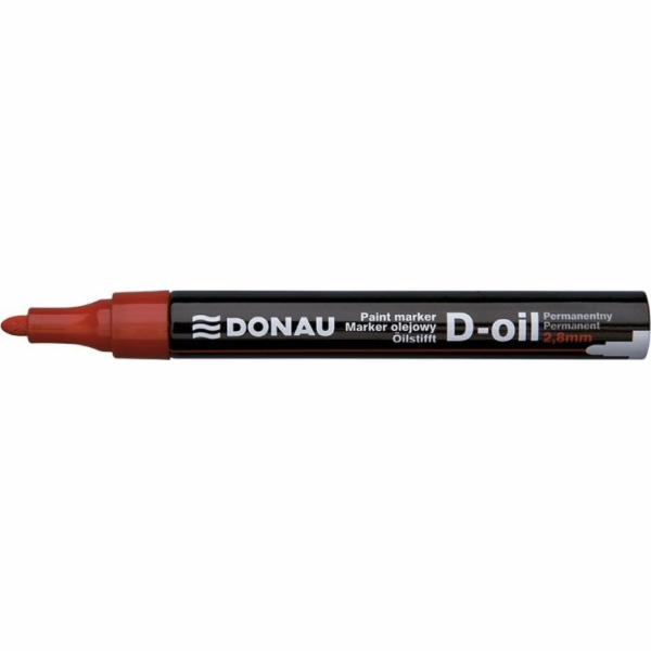 Donau DONAU D-Oil olejový značkovač, kulatý, 2,8 mm, červený