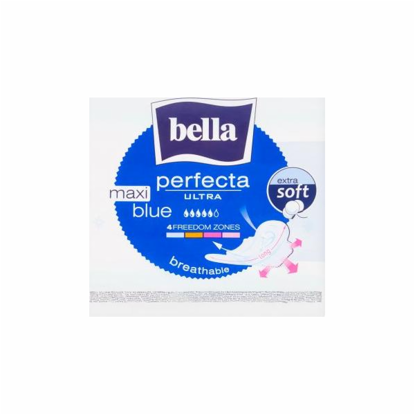 Bella bella perfecta ultra maxi modré hygienické vložky 8 ks