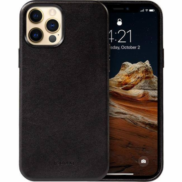 Crong Crong Essential Cover Magnetic – kožené pouzdro iPh...