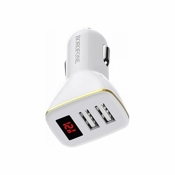 Borofonová nabíječka 2x USB-A 2,1 A (BFO-BZ11-W)