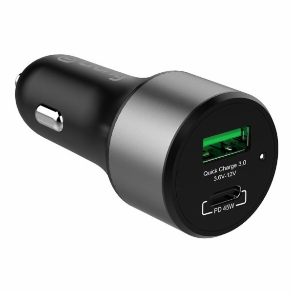 Crong Power Car Charger 1x USB-A 1x USB-C (CRG-PWRC-USBC6...