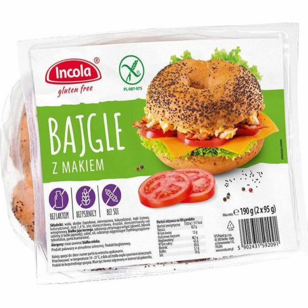 GFS Polsko Bezlepkové bagely s mákem 190g