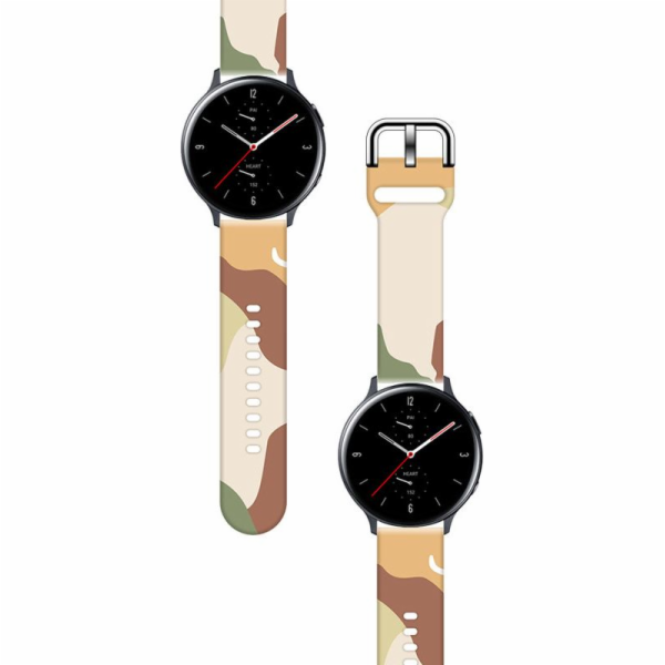 Hurtel Strap Camo Band pro Samsung Galaxy Watch 42mm sili...