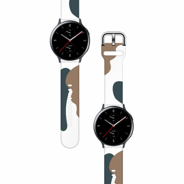 Hurtel Strap Camo Band pro Samsung Galaxy Watch 42mm sili...