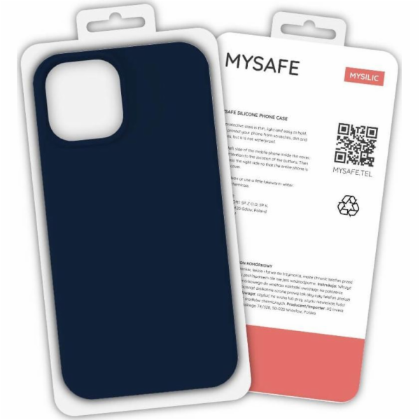 Mysafe MYSAFE SILIKONOVÉ POUZDRO IPHONE 11 PRO MAX NAVY B...