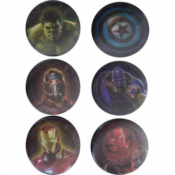 Marvel Marvel – sada odznaků Infinity War (6 kusů)