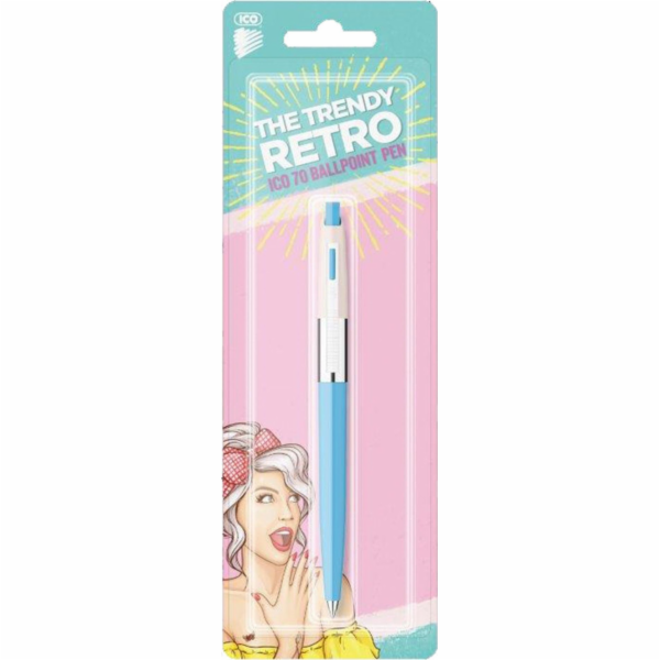 ICO ICO Retro 70 C výsuvné kuličkové pero, pastel, blistr...