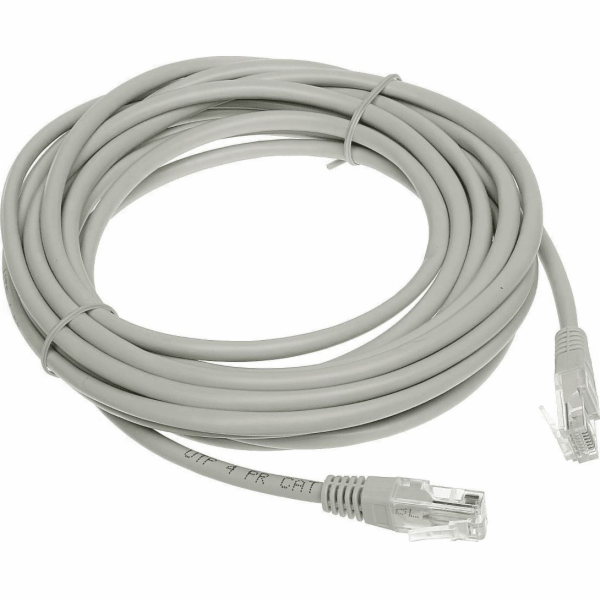 PATCHCORD RJ45/5,0-ŠEDÝ 5m