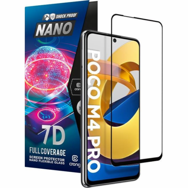 Crong Crong 7D Nano Flexible Glass - 9H hybridní sklo pro...
