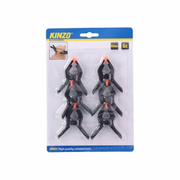 Kinzo Kinzo - Sada tesařských uchopovacích svorek 65 mm 6...
