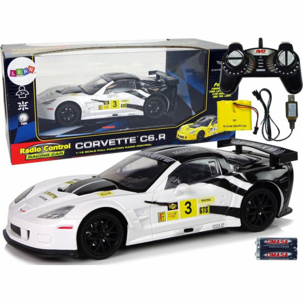 Import Leantoys Racing Auto Racing R/C 1:18 Corvette C6.R...