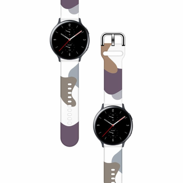 Hurtel Strap Camo Band pro Samsung Galaxy Watch 46mm sili...