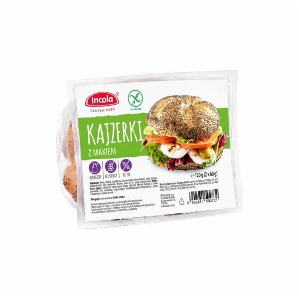 GFS Poland Kaiser roláda s mákem, bezlepková, 2 x 60 g