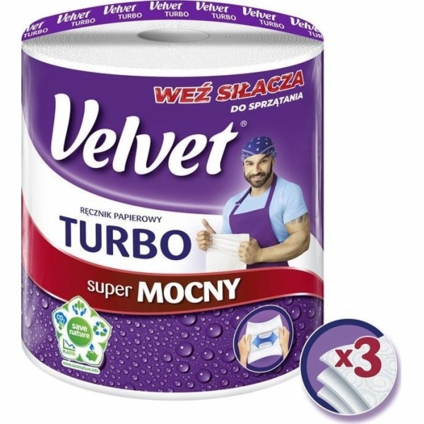 Velvet VELVET TURBO ručník, 3 vrstvy, 300 listů