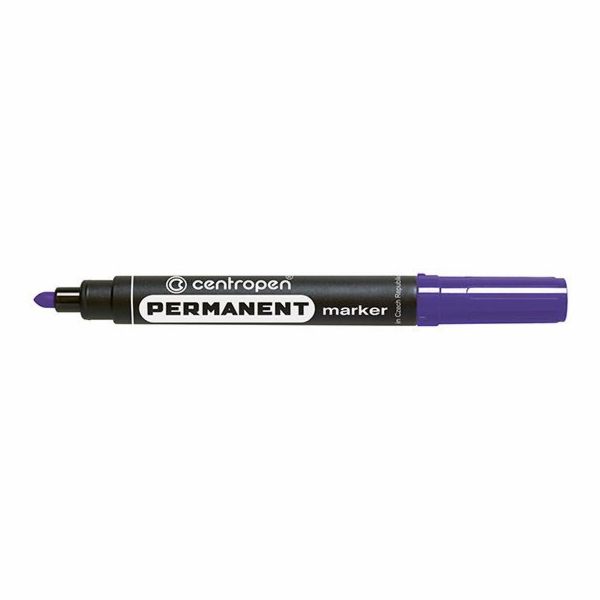 Centropen Marker Purple Permanent Round Tip 2,5 mm (8566/05)