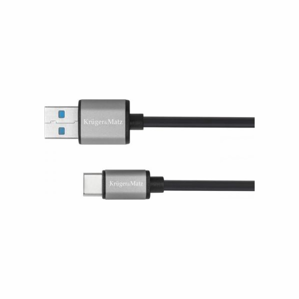 Kabel KRUGER & MATZ KM1244 USB/USB-C 1m Black