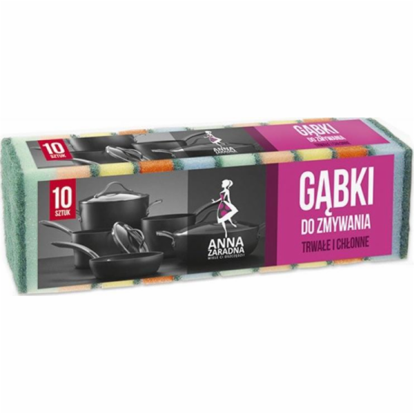 Anna Zaradna ANNA ZARADNA mycí houby, obdélníkové, 10 ks,...