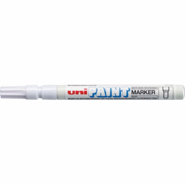 Uni Mitsubishi Pencil Oil Oil marker PX21 bílý (UN1053)