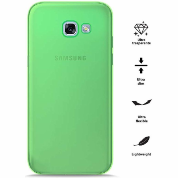 Pouzdro Puro Case 0.3 Nude Galaxy A3 (2017) fluo Green