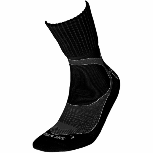 JJW Deodorant Silver ponožky, černé, velikosti 35-37