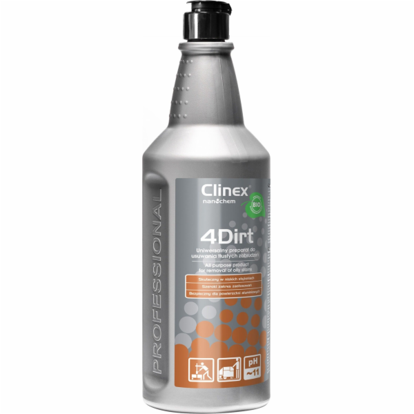Clinex 4Dirt přípravek na odstranění mastných nečistot 1L