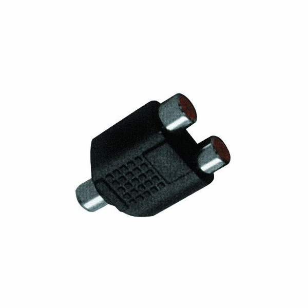 LechPol AV adaptér RCA (Cinch) - RCA (Cinch) x2 černý (ZL...
