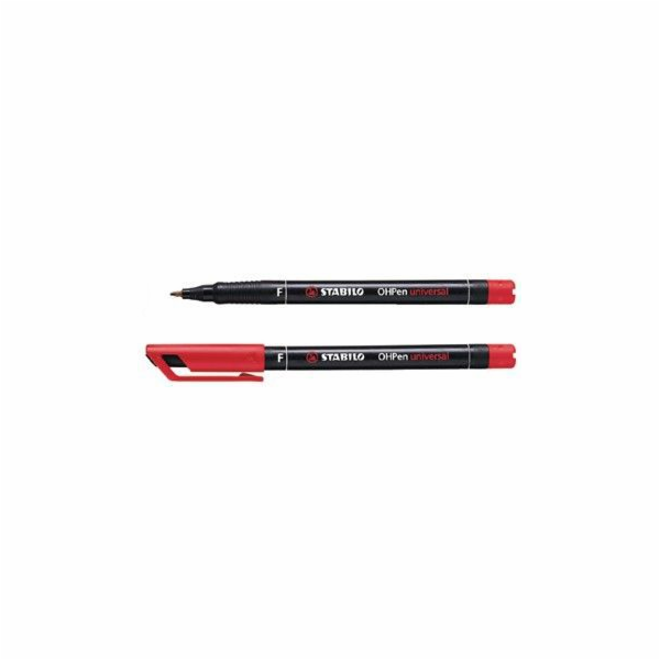 Stabilo OHP permanentní jemná linka 0,7 mm červená (842/40)