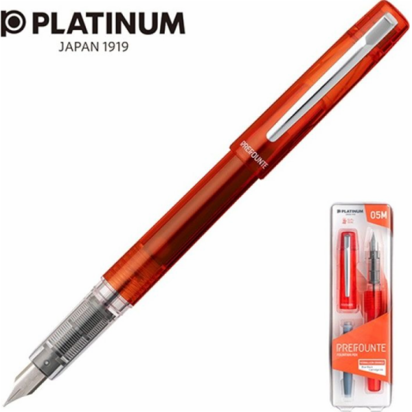 Plnicí pero Platinum Platinum Prefounte Vermilion Orange,...