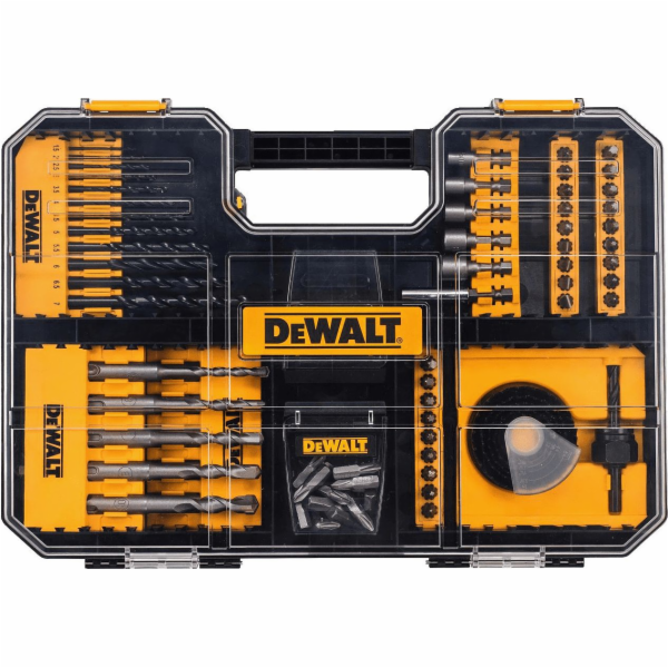 Dewalt vrták sada vrtáků, bitů a nástrčných klíčů 102 ks.