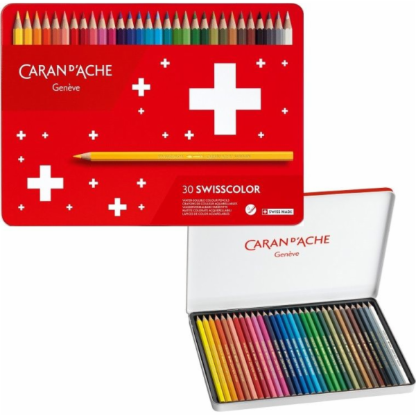 Pastelky Caran d`Arche Swisscolor Aquarelle, mix barev, 3...