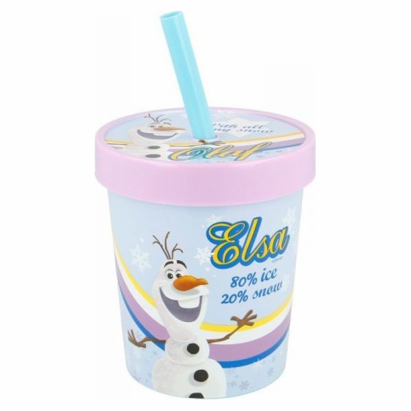 Frozen Frozen Zmrzlinový pohár s brčkem 560 ml