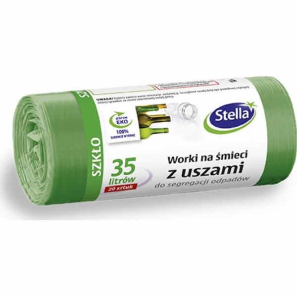 Stella STELLA sáčky s uchy, na třídění skla, 35 l, 20 ks,...