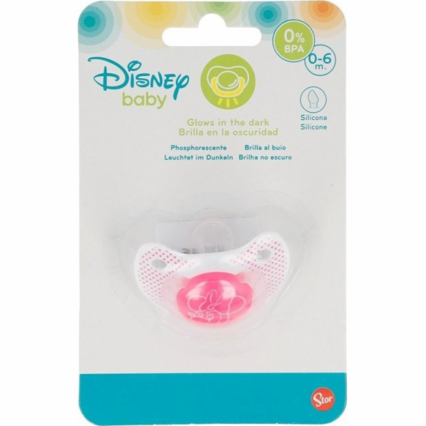 Mickey Mouse - Anatomicky tvarovaný silikonový dudlík 0 -...