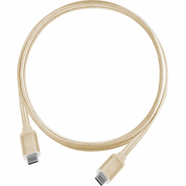 SilverStone USB-C – USB-C kabel USB 0,5 m zlatý (52039)